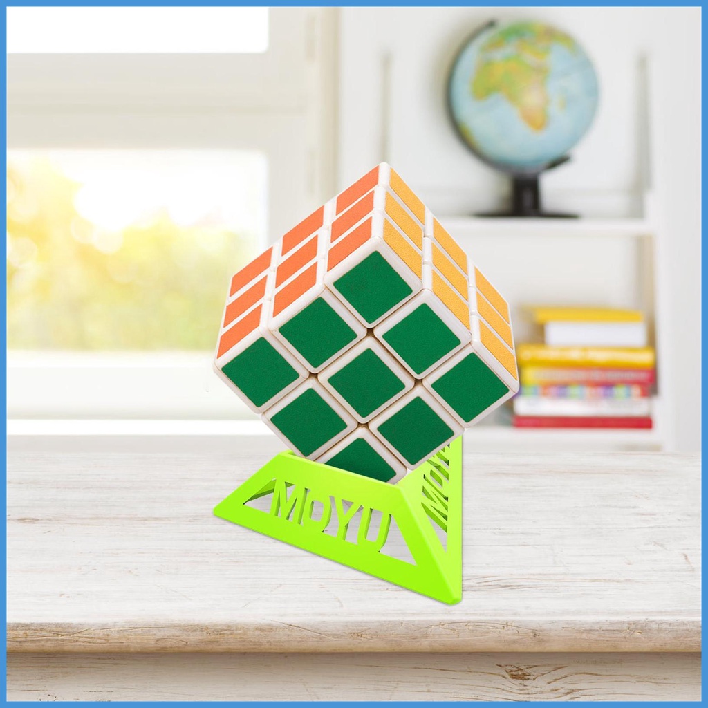 Giá đỡ khối rubik bằng polymer màu vàng/ đỏ/ xanh lá