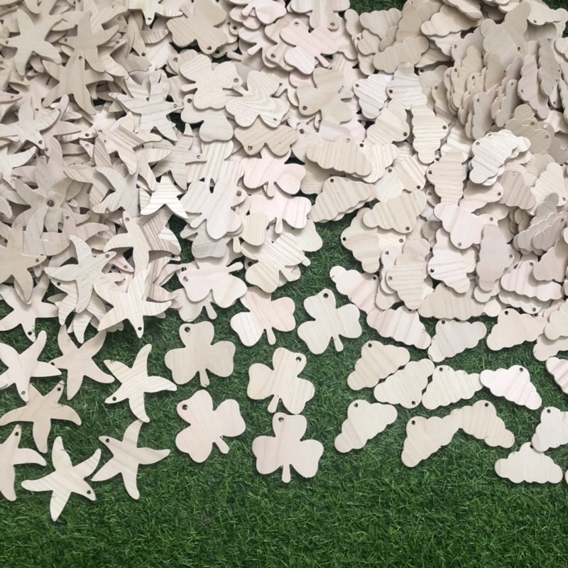 Sao Biển Bằng Gỗ 3mm Dùng Trang Trí Phòng Bé, Nhà Cửa, Quán Caffe, Làm Đồ Hanmade