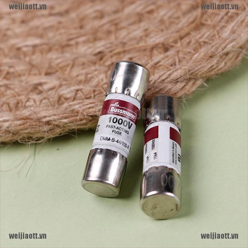 Set 2 Đầu Cầu Chì Đa Năng Dmm-B44/100-R Dmm-34/100R 10x35mm 440ma 1000v