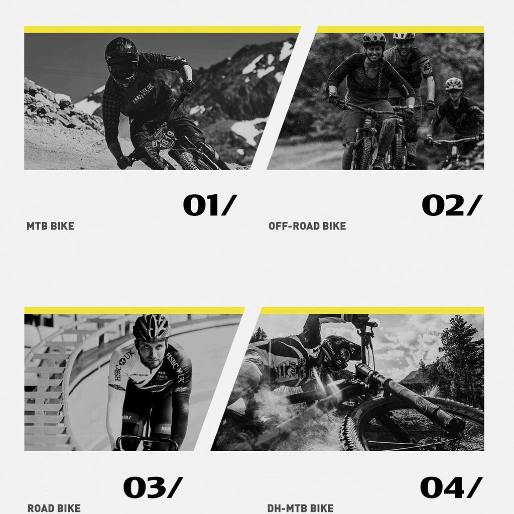 1 Set Miếng Dán Bảo Vệ Khung Xe Đạp MTB Chống Trầy Xước