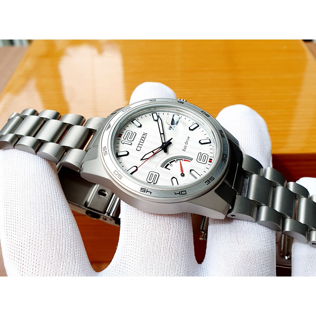 Đồng hồ nam chính hãng Citizen PRT AW7031-54A - Máy Quartz pin năng lượng ánh sáng