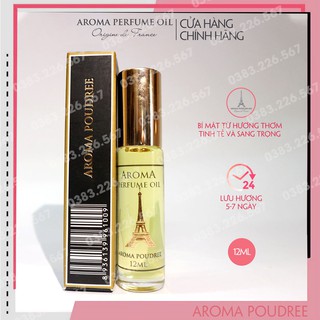 Tinh dầu nước hoa Pháp Aroma Poudree 12ml | Sự gợi cảm đầy khiêu khích
