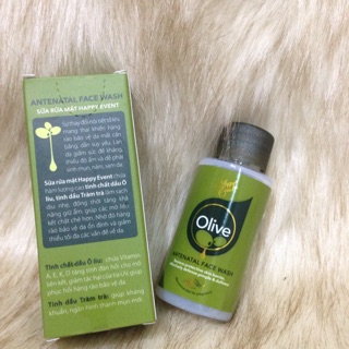 Sữa rửa mặt Olive 30ml sạch dầu nhờn bụi bẩn