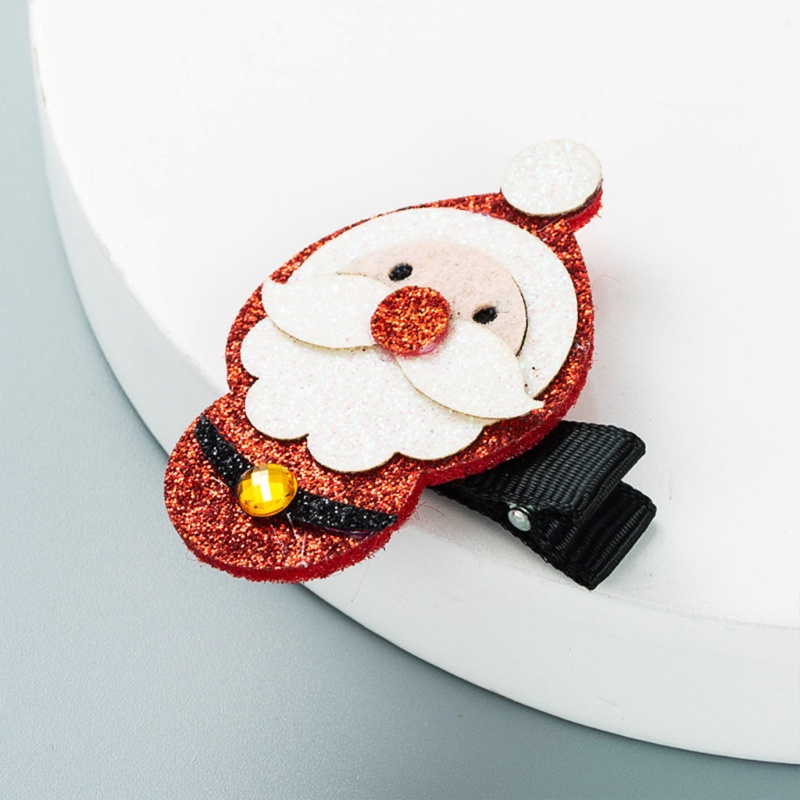 Set 2 Kẹp Tóc Phong Cách Giáng Sinh Đáng Yêu Cho Bé Gái