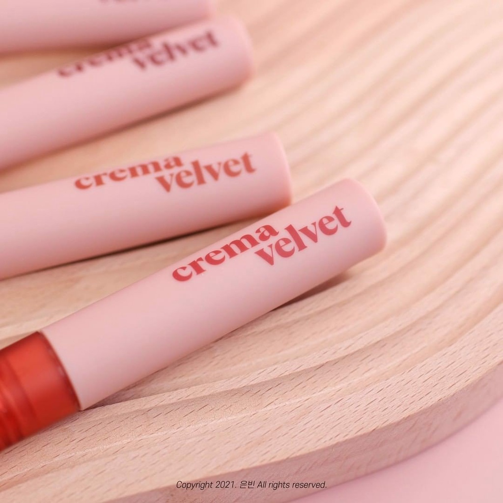 [HOT NEW 2021] Son Kem Lì, Mịn Mượt Như Nhung Etude Crema Velvet Tint