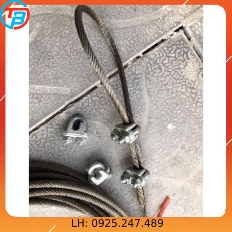 Cáp thép phi 10 (lụa chống xoắn lõi thép 100%)❌❌❌