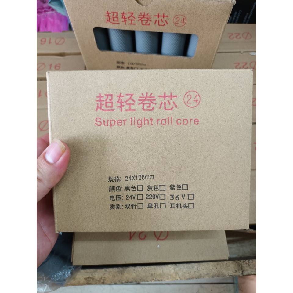 Trục uốn tóc xoăn nóng 24v loại 1 rắc cắm cao cấp