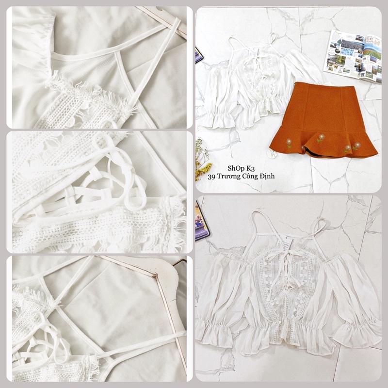 💕 Áo Trễ Vai Đan Dây - Hở Ngực | BigBuy360 - bigbuy360.vn
