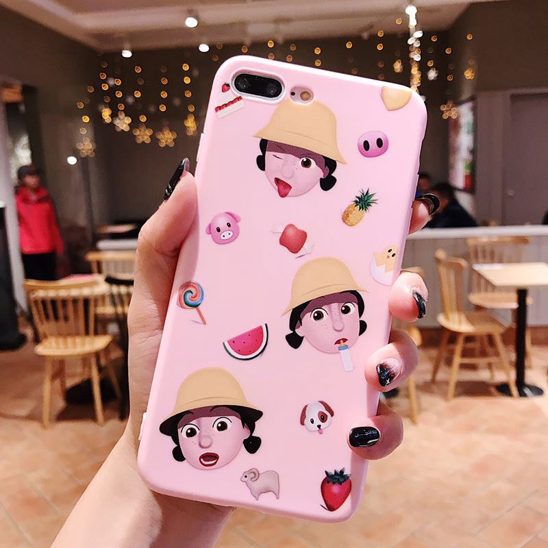Ốp lưng hình mèo xinh xắn cho điện thoại iPhone 8 7 6s 6 x XR XS Max Plus | BigBuy360 - bigbuy360.vn