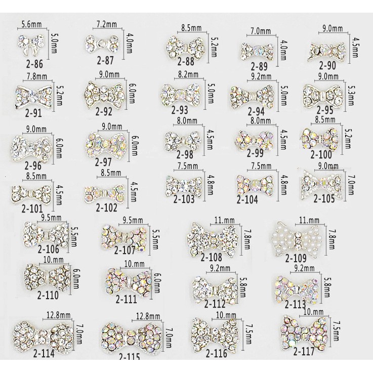 Charm nail - charm nơ, charm xinh Chưa Có Đánh Giá