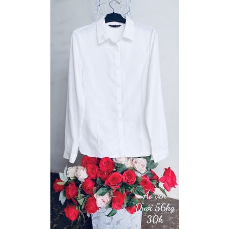 Áo sơ mi trắng dài tay kiểu