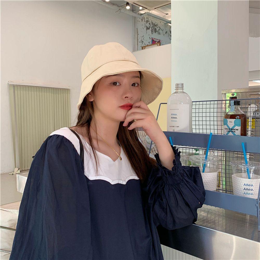 MXGOODS Mũ Lưỡi Trai Chống Nắng Chống Tia UV Màu Sắc Đơn Giản Phong Cách Hàn Quốc