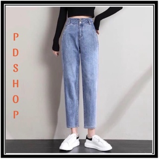 Quần baggy nữ quần bò jeans nữ cạp cao đủ size hót 2021 PDShop