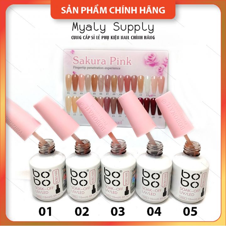 Sơn Gel Thạch Lẻ Chai Bobo 30 Màu 35 Đến 64