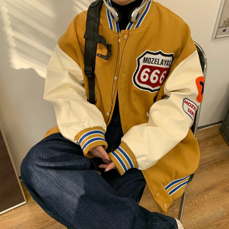 Áo Khoác Len Dày Dặn Dáng Rộng Phong Cách Hip Hop Retro Mỹ Cho Cặp Đôi