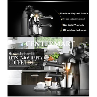 Máy pha cà phê CRM2001 pha espresso đánh bọt sữa - GEMILAI CRM2001