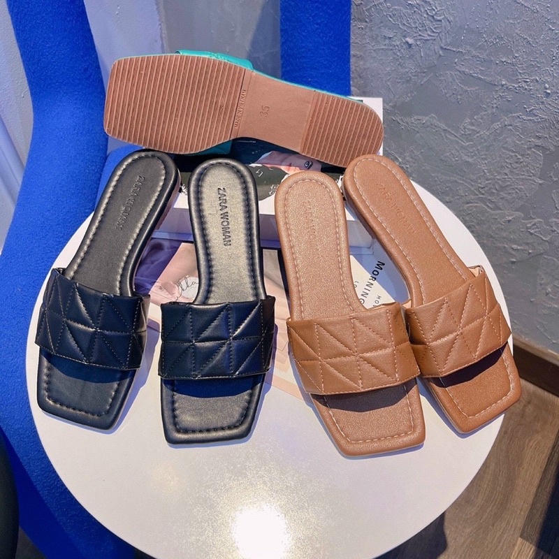 Dép quai ngang nữ thời trang trần trám