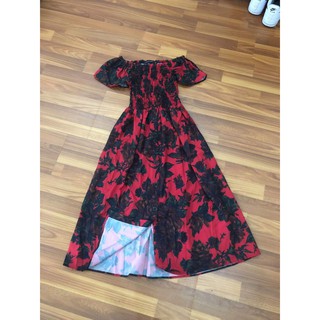 Đầm Zara Hoa Phối Nút