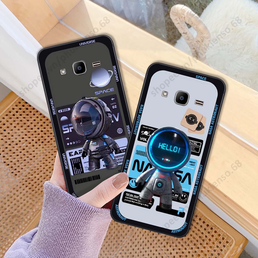 Ốp lưng Samsung A7 2018 / A9 2018 hình người máy, robot nasa đáng yêu dễ thương