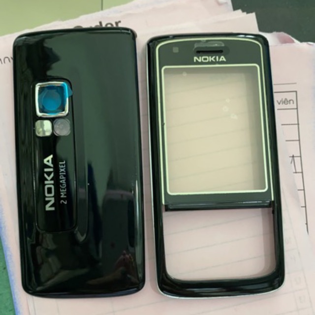 vỏ điện thoại nokia 6288 MTNS đen và trắng.