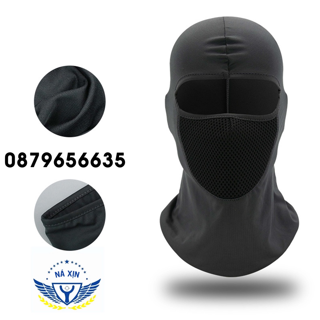 [KPT] Khăn Phượt Trùm Đầu Ninja Điều Hòa Ari Cao Cấp - Mặt Nạ Chống Nắng, Chống Tia Uv Đa Năng Đi Xe Máy (3 Màu)
