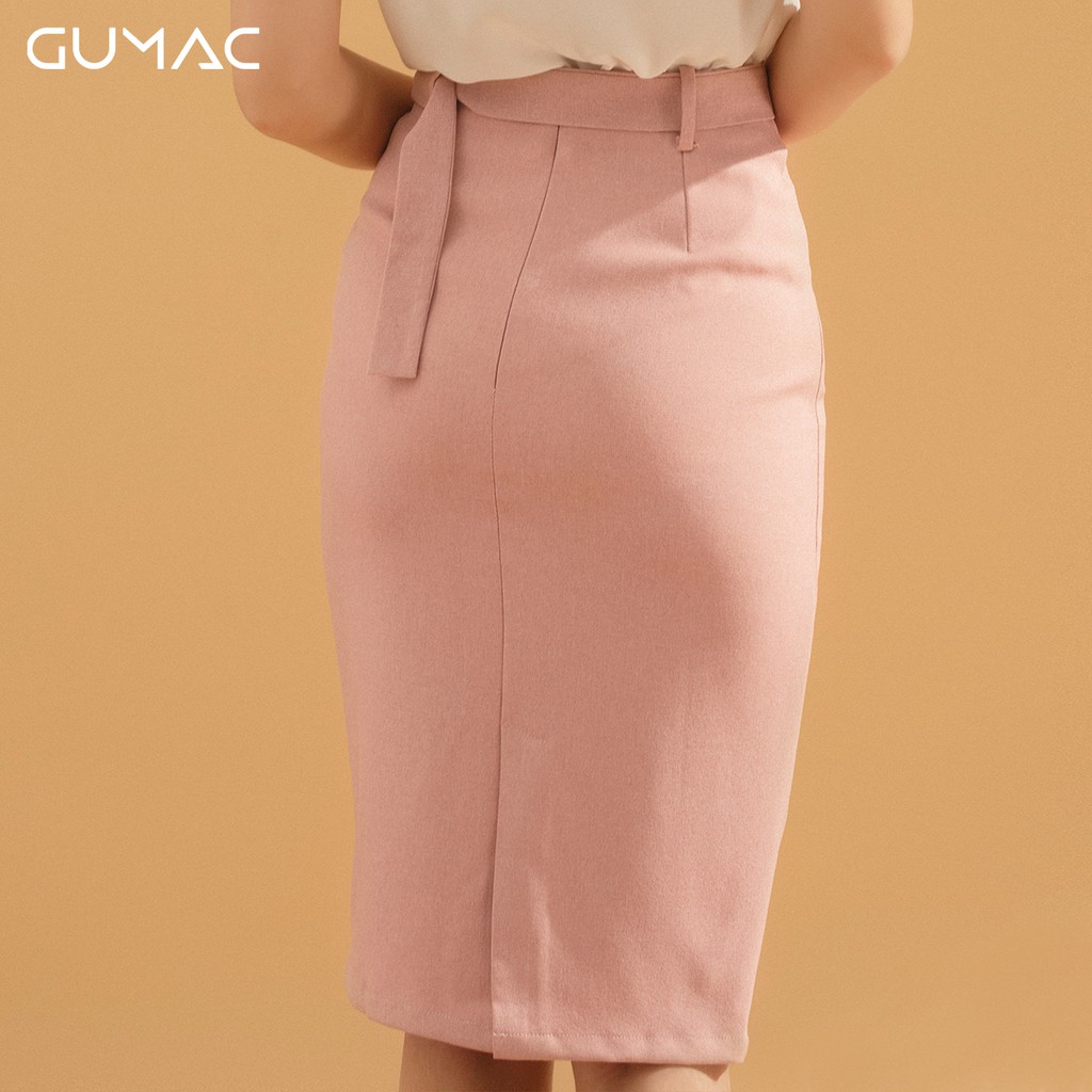 [Mã WABRGUSBD2 giảm 10% tối đa 50k đơn từ 250k] Chân váy phối phụ kiện VA729 GUMAC | BigBuy360 - bigbuy360.vn