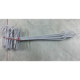 Móc Sắt 100 Chiếc Dài 20Cm Tay Cài Lưới Sắt Treo Phụ Kiện