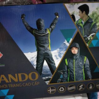 Áo mưa bộ Rando phản quang