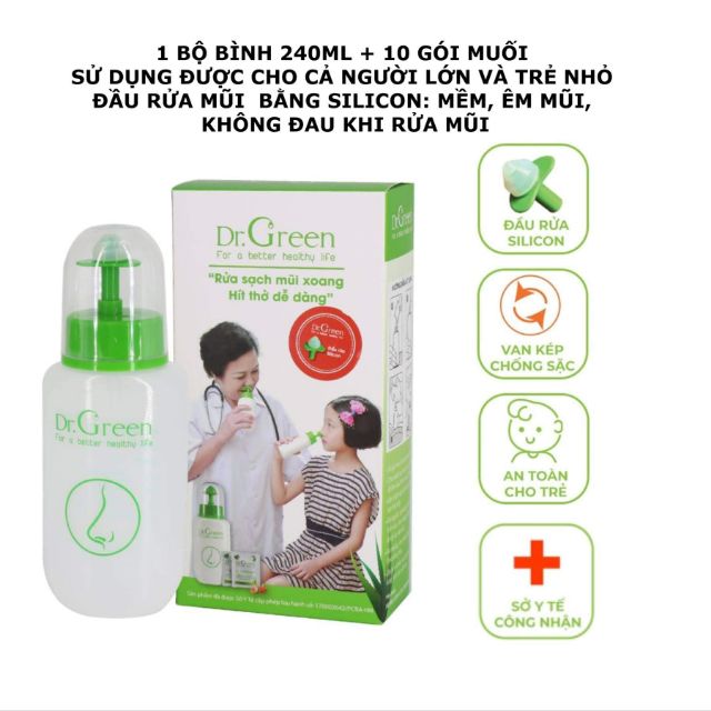 Bình rửa mũi Dr Green