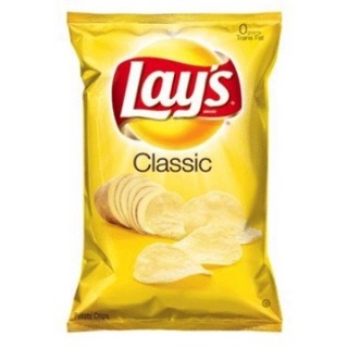 Bánh snack classic khoai tây chiên cổ điển hiệu lays 184,2gr