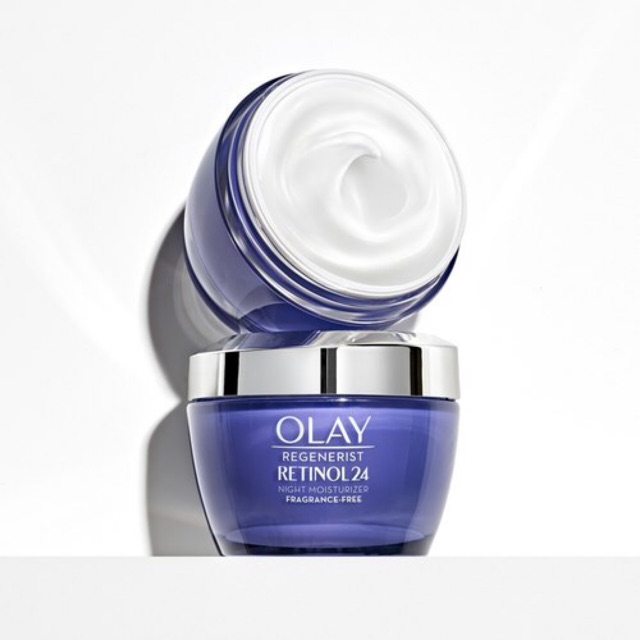 [Hàng Mỹ/NEW] Kem trắng sáng và dưỡng cấp ẩm da Olay Regenerist Retinol 24 Night Moisturizer (49g)