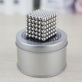 Bộ Bi Nam châm Buckyballs 5mm màu Bạc 216 viên