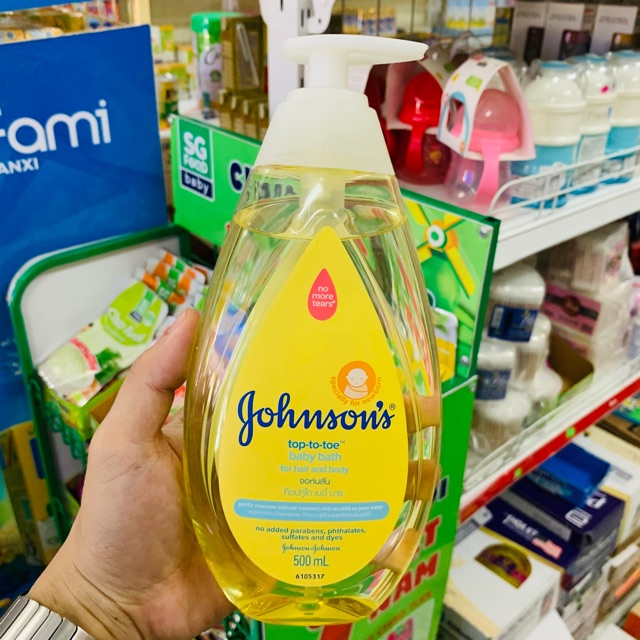 Sữa tắm gội Johnson’s baby 500ml