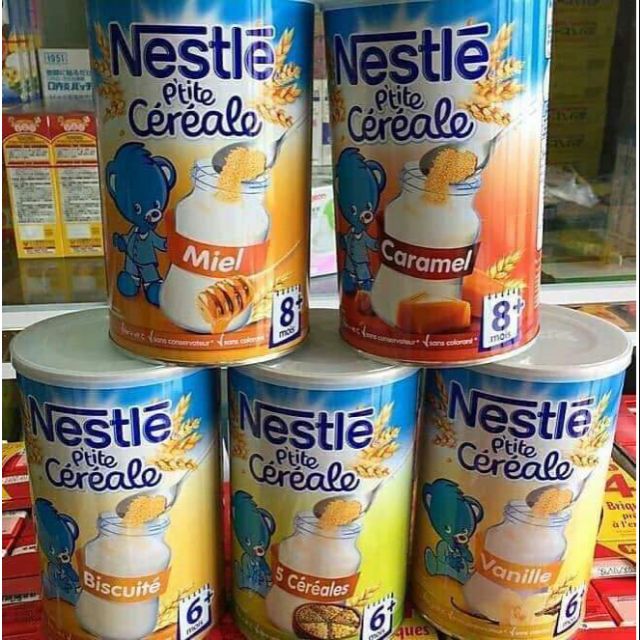 Bột pha sữa Nestle Pháp nhiều vị