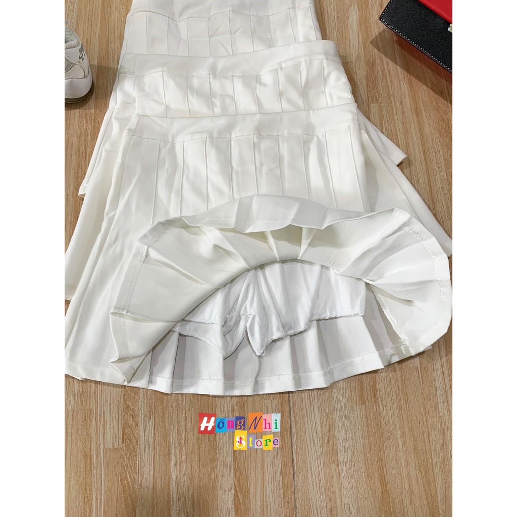 CHÂN VÁY TENNIS VÁY XOÈ XẾP LY CO GIÃN CÓ QUẦN TRONG