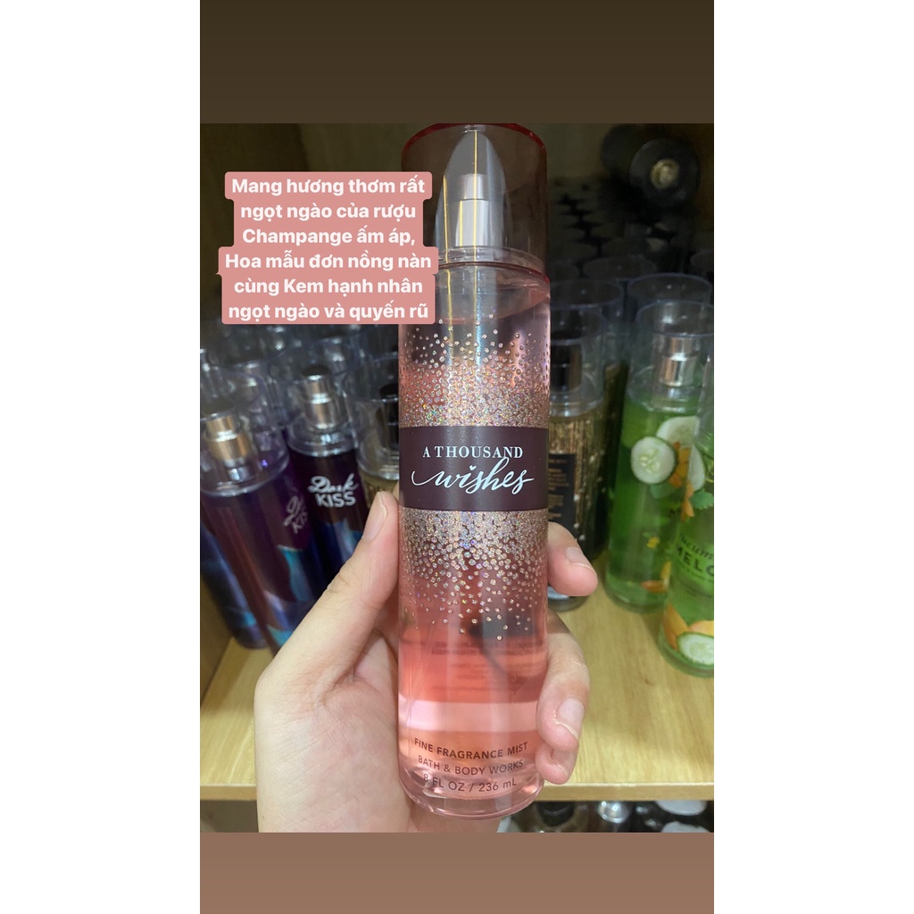Body mist Into the Night, Xịt thơm toàn thân Bath and Body Works lưu hương lâu , mùi dễ chịu 236ml | BigBuy360 - bigbuy360.vn