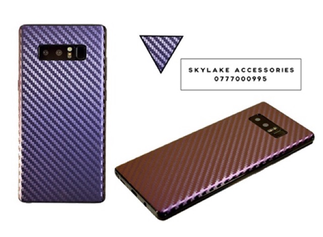 Dán Lưng Note 8 Skin vân Carbon Fiber