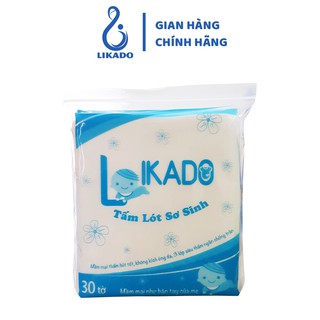 Miếng lót sơ sinh Likado 3 lớp dùng lót thay tã giấy (1 túi)