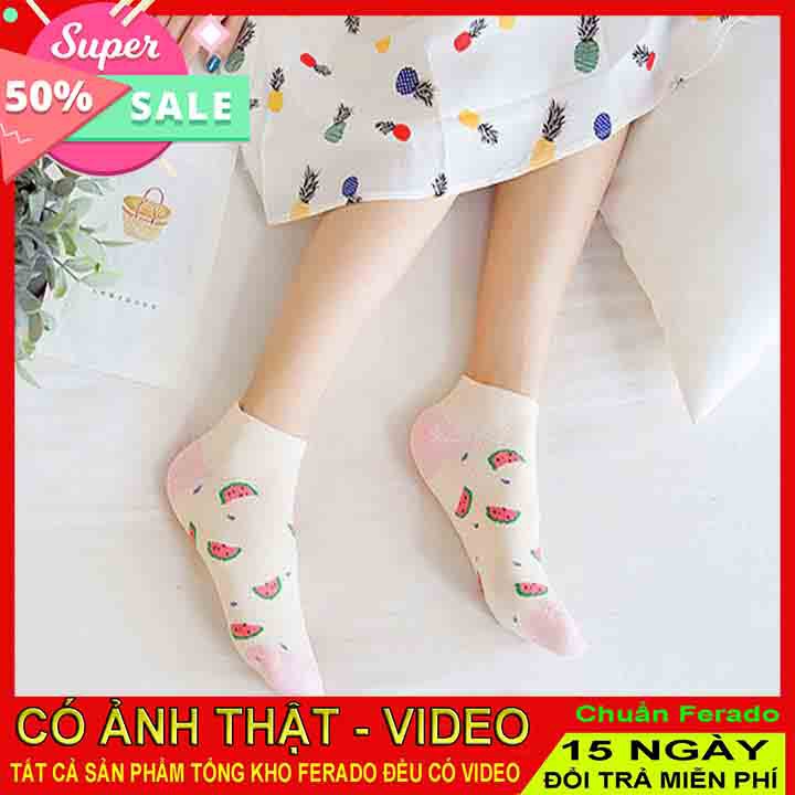 Set 05 đôi tất TG05 chất liệu không xù, nhiều họa tiết ngộ nghĩnh Bán lẻ giá sỉ