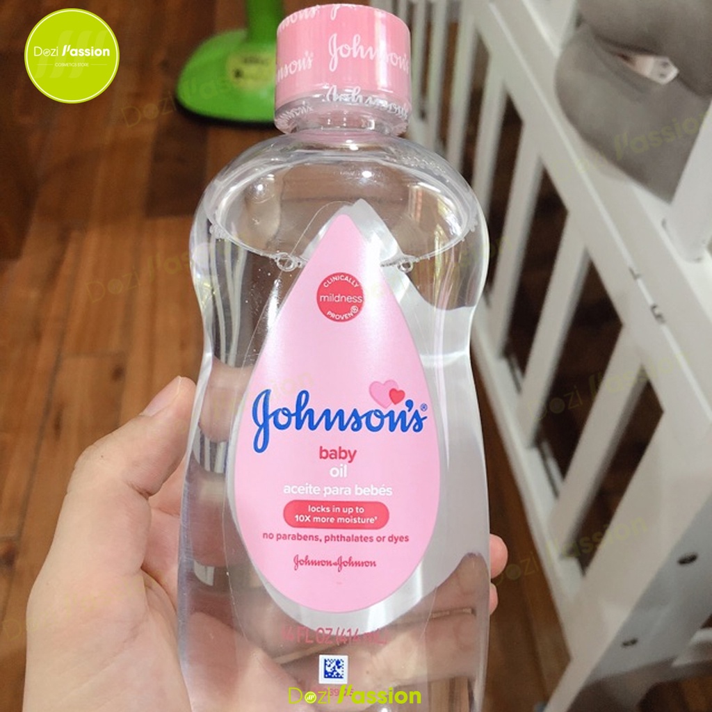 Dầu Mát Xa Johnson's Baby Dưỡng Ẩm, Làm Mềm Da - Johnson's Baby Oil Pink 200ml