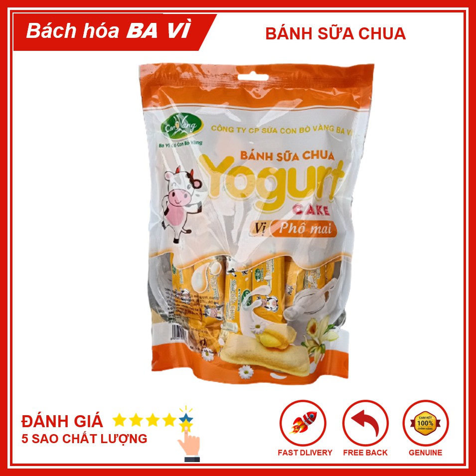 Bánh Sữa Chua Giòn Con Bò Vàng Ba Vì Vị Phô Mai 250g