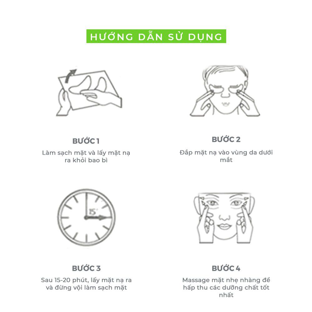 Mặt nạ mắt images cung cấp ẩm giảm nếp nhăn bọng mắt dưỡng ẩm mờ thâm DAKAVA MNM01 | BigBuy360 - bigbuy360.vn