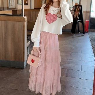 Set váy hồng tiểu thư cao cấp