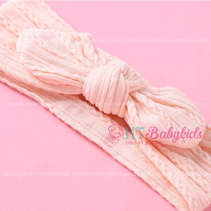 [FLASH SALE ] Băng Đô Len Mềm Tai Thỏ Xinh Xắn Cho Bé Gái