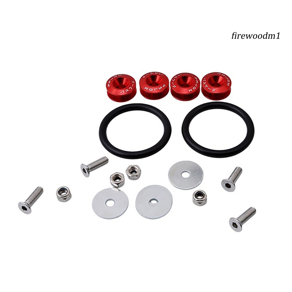 FENDER Bộ Ốc Vít Cố Định Tấm Chắn Bùn Xe Hơi Tháo Lắp Nhanh Tiện Lợi