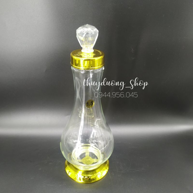 Bình Ngâm ruou 1,5 lít  Thủy tinh cao cấp hàng Việt Nam
