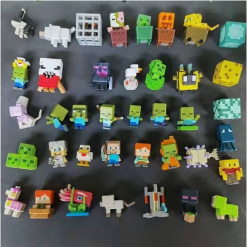 Mô Hình Minecraft Thực sự hoạt động! Kích cỡ là 2-3,5 cm và giá cả rất rẻ.