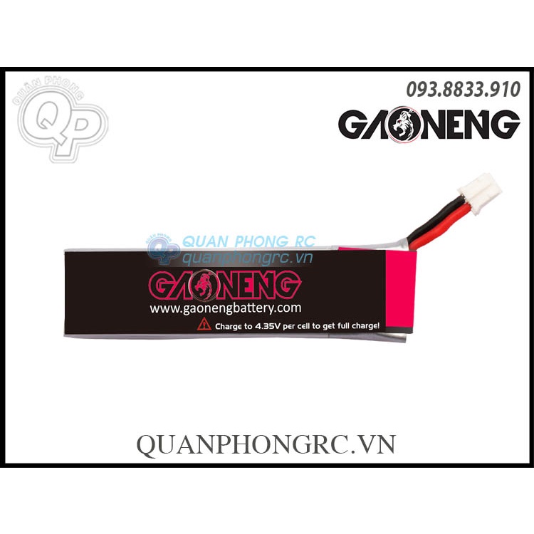 Pin GNB 550mAh 1S 100C 3.8V LiHV Battery PH2.0