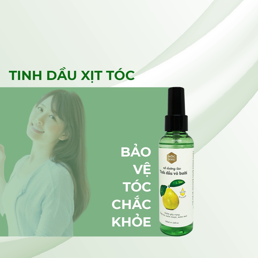 [Mộc Nhu] Tinh dầu xịt dưỡng tóc Mộc Nhu - Tặng 1 son dưỡng môi