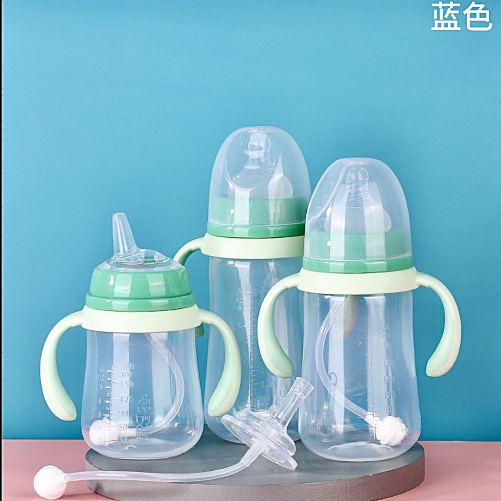Bình sữa có tay cầm tiện lợi nhiều màu sắc tùy chọn thích hợp cho bé sơ sinh